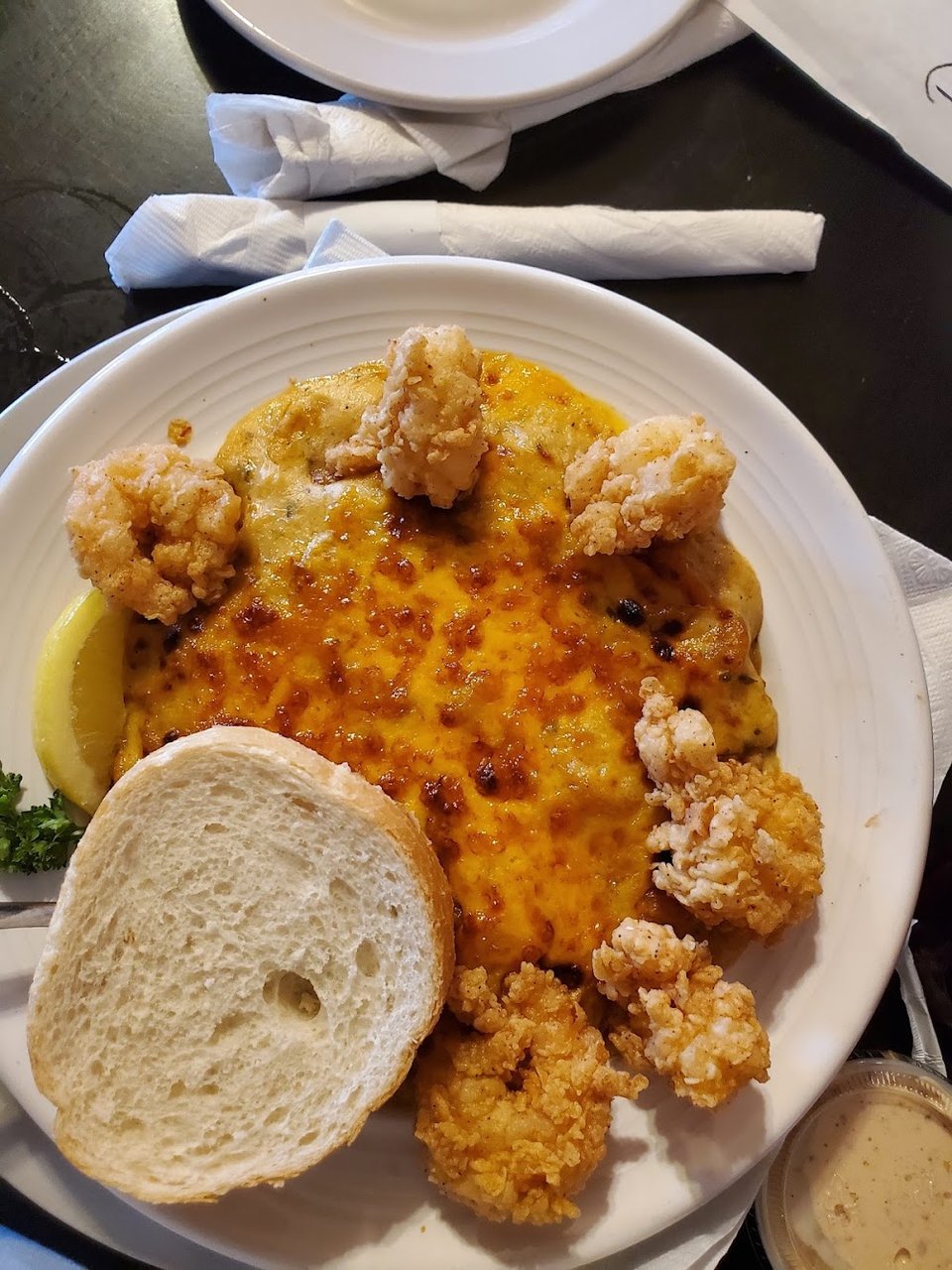 Seafood Stuffed Potato